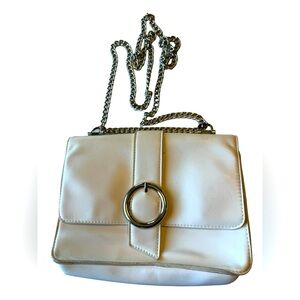 Y2K Retro White MOD Chain Small Forever 21 Women’s Shoulder Bag Purse MINTY